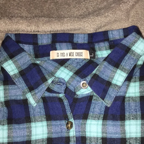Blue flannel - Picture 3 of 4